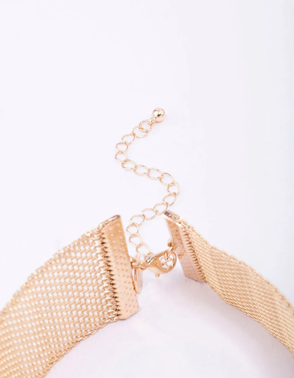 Gold Thick Floral Choker sold by lovisa product image thumbnail 2