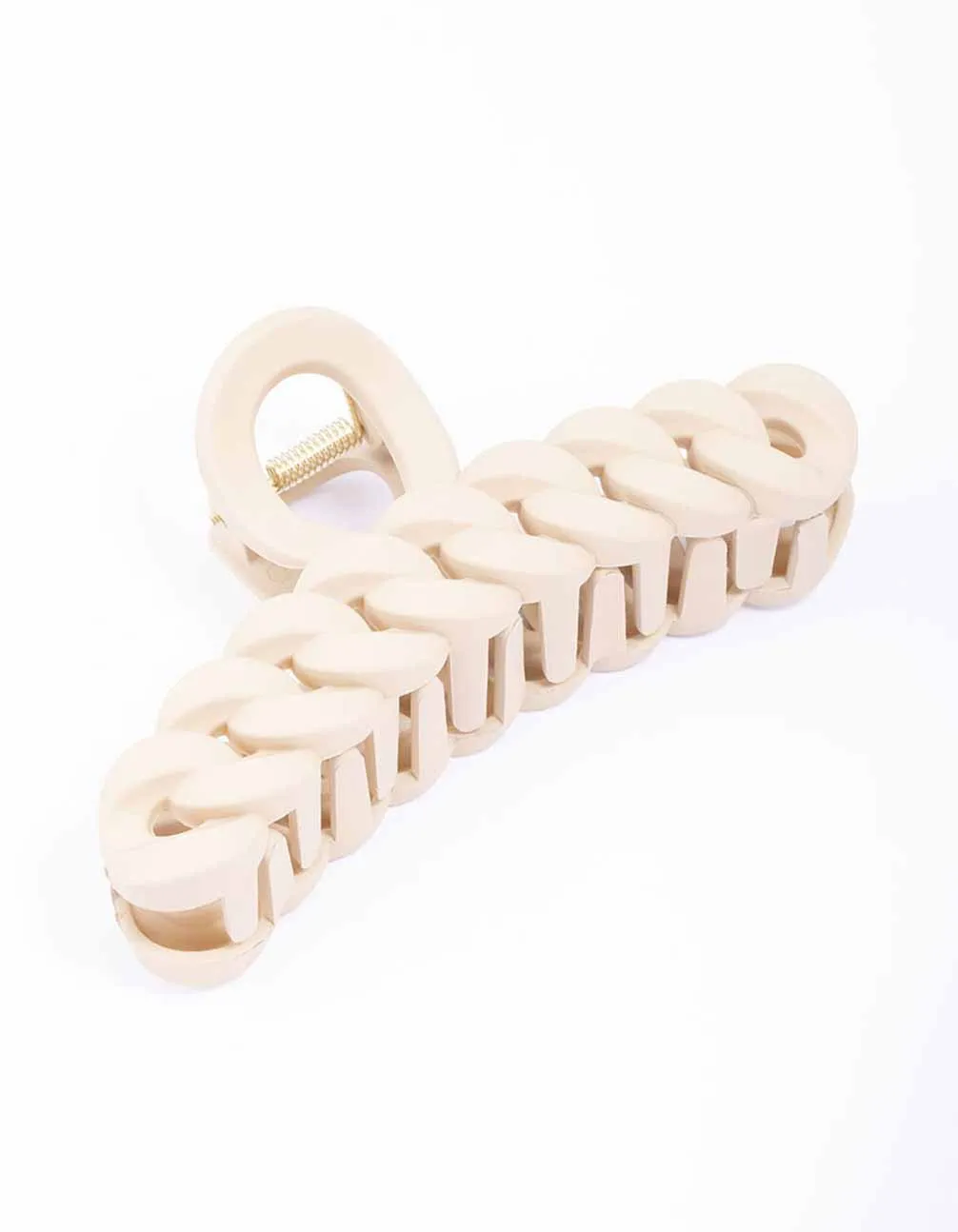 Neutral Plaited Hair Claw Clip sold by lovisa product image thumbnail 2