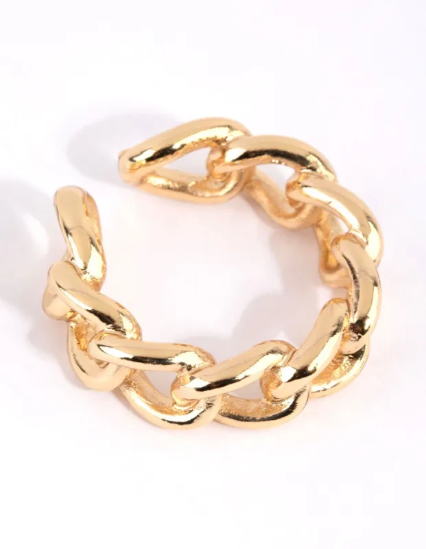 Gold Plated Adjustable Chain Ring Pack sold by lovisa