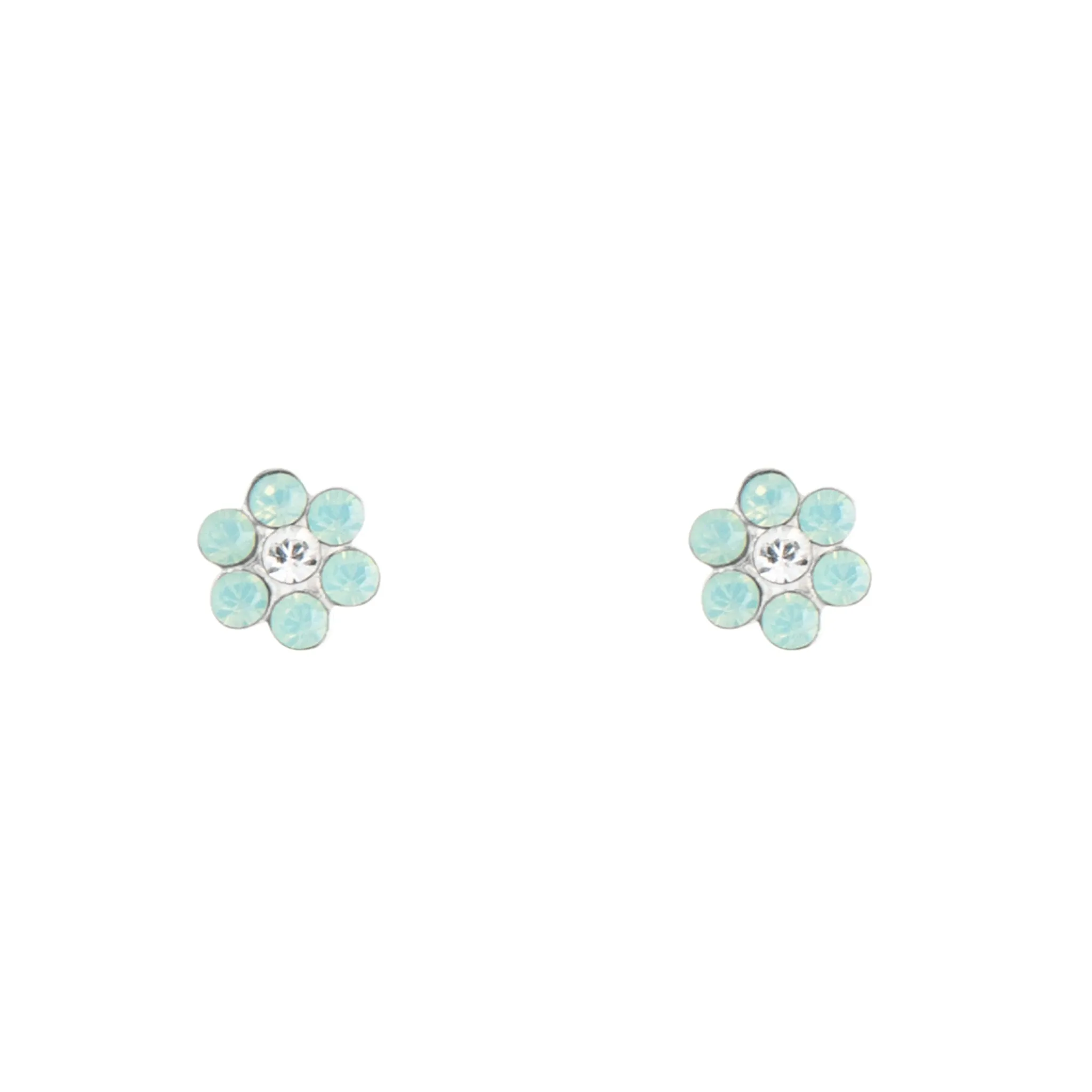 Sterling Silver Diamante Flower Stud sold by lovisa