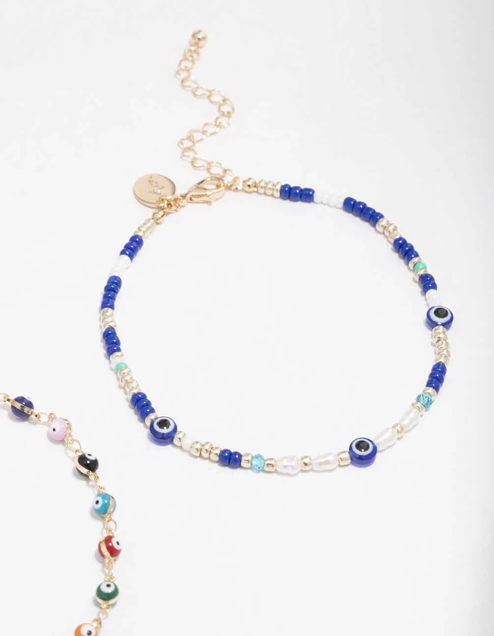 Gold Evil Eye Anklet Pack sold by lovisa product image thumbnail 3