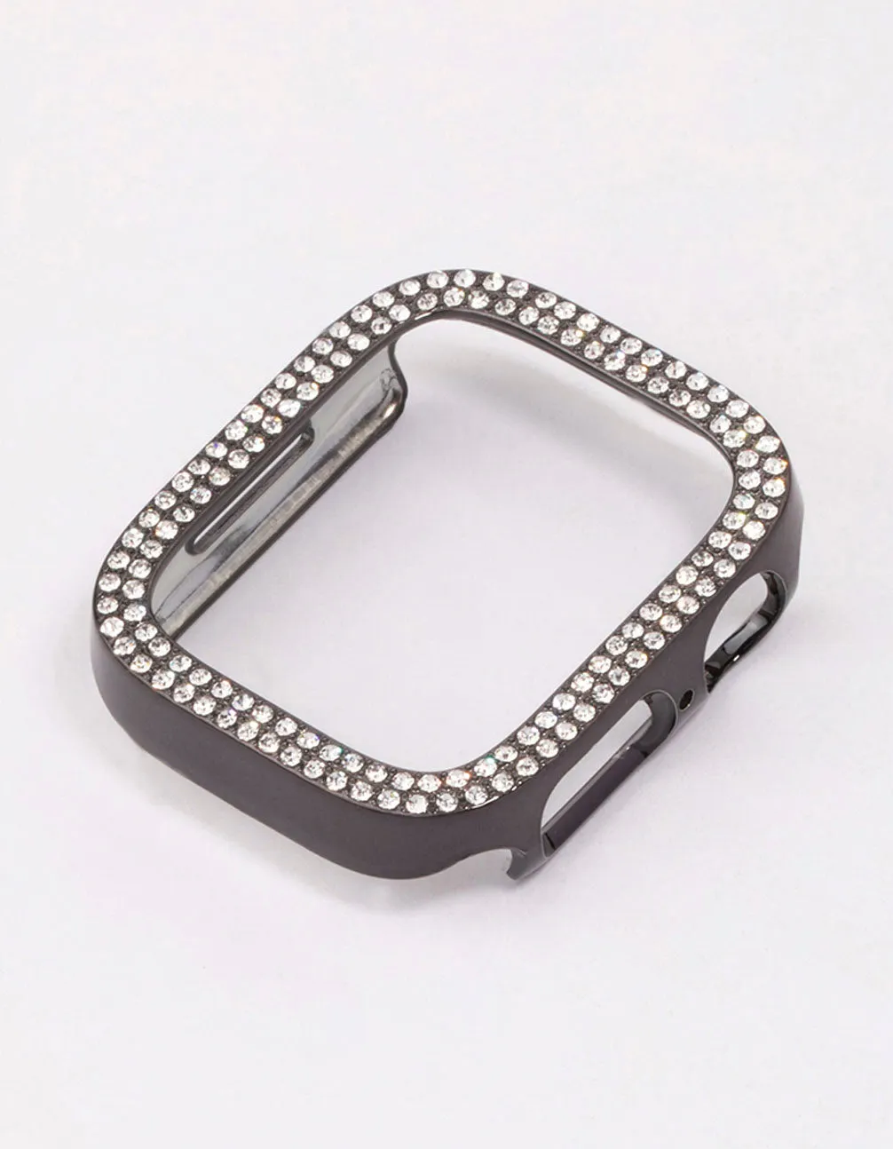 Black Diamante Encrusted Watch Case 40/41mm sold by lovisa