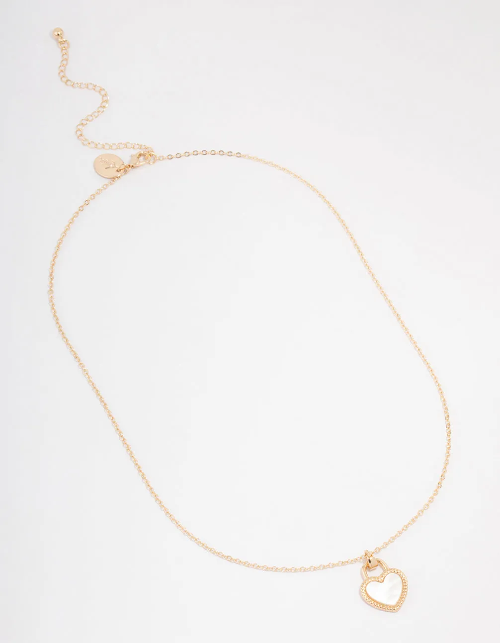 Gold Heart Locket Pendant Necklace sold by lovisa product image thumbnail 2