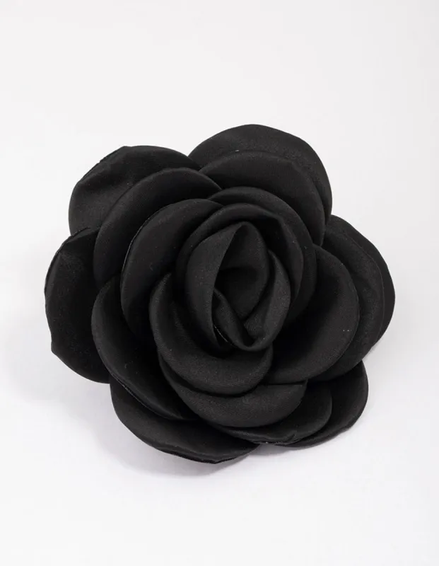Black Rosette Hair Tie sold by lovisa