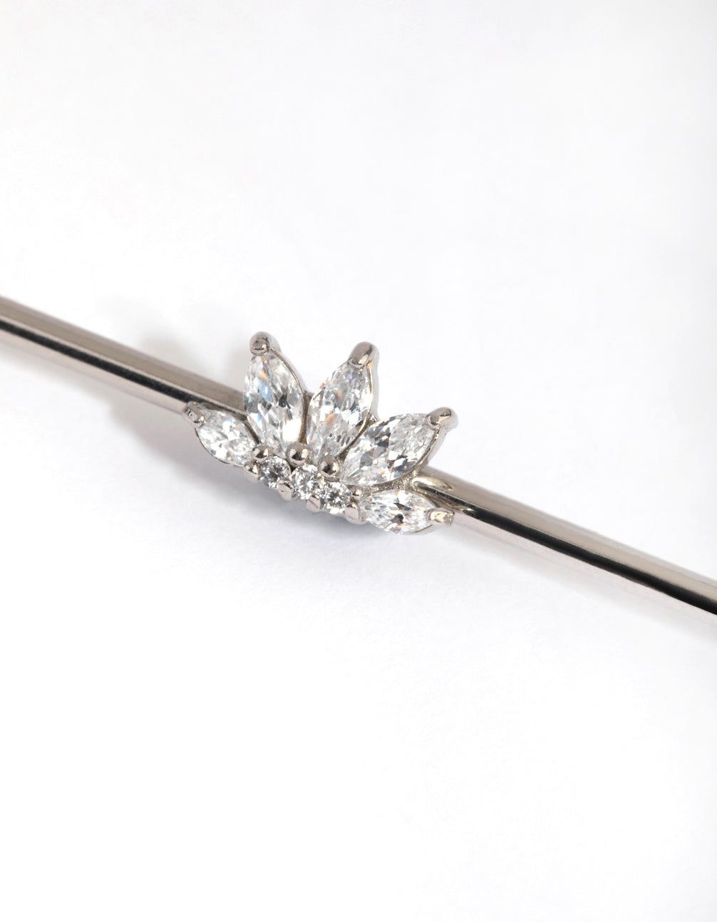 Surgical Steel Crystal Industrial Bar sold by lovisa product image thumbnail 2