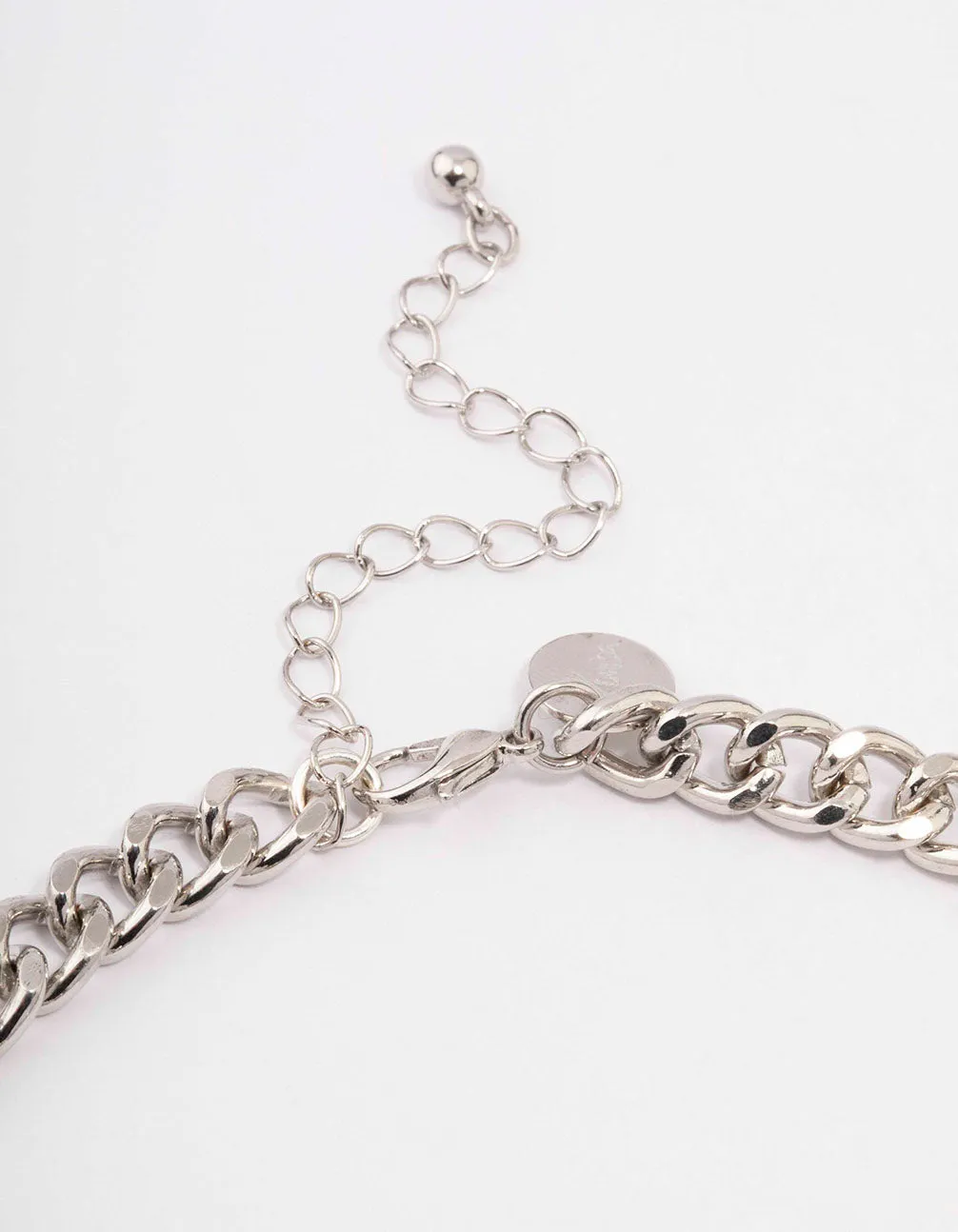 Silver Large Cluster Stone Choker sold by lovisa product image thumbnail 3