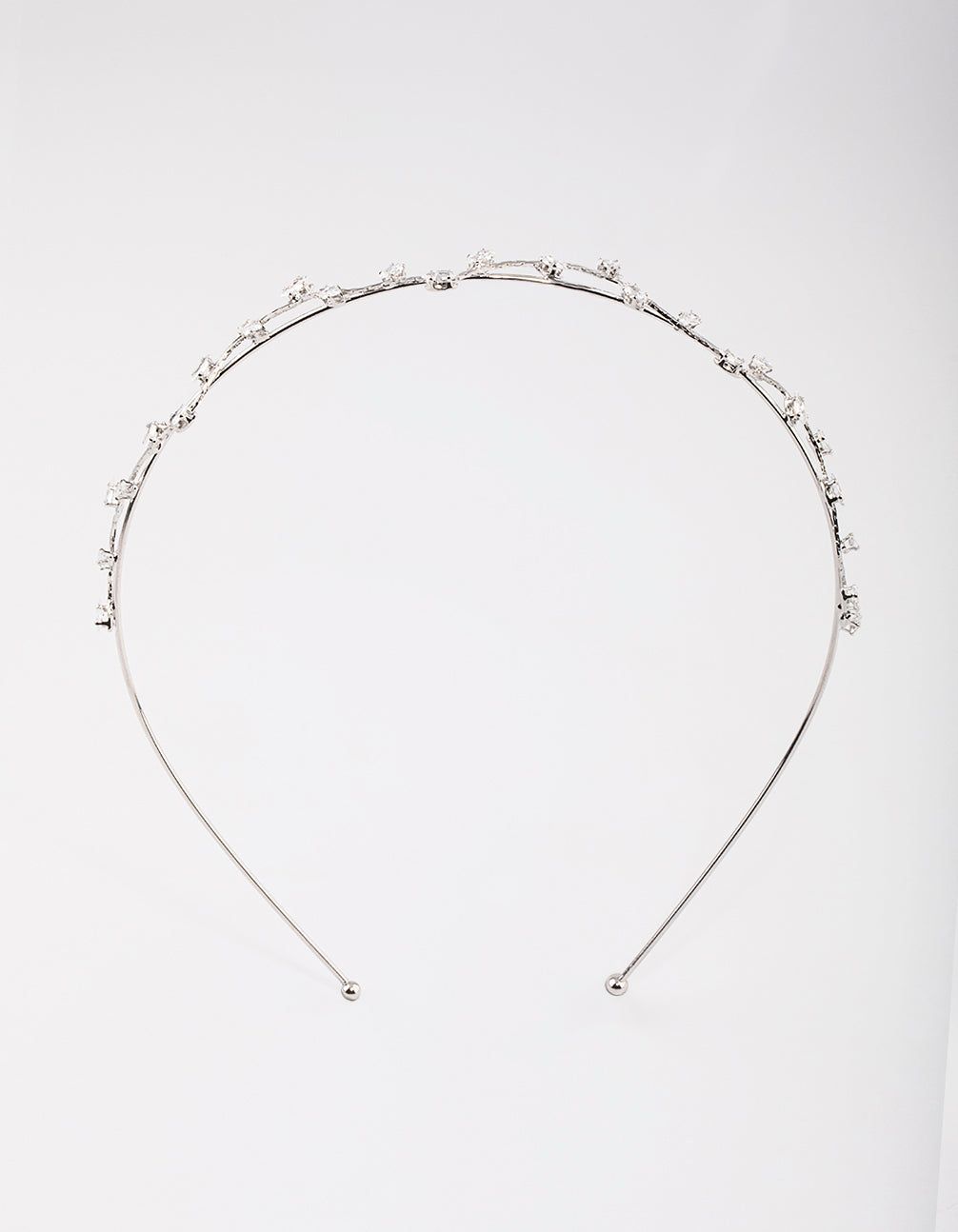 Gold Cubic Zirconia Dainty Vine Headband sold by lovisa