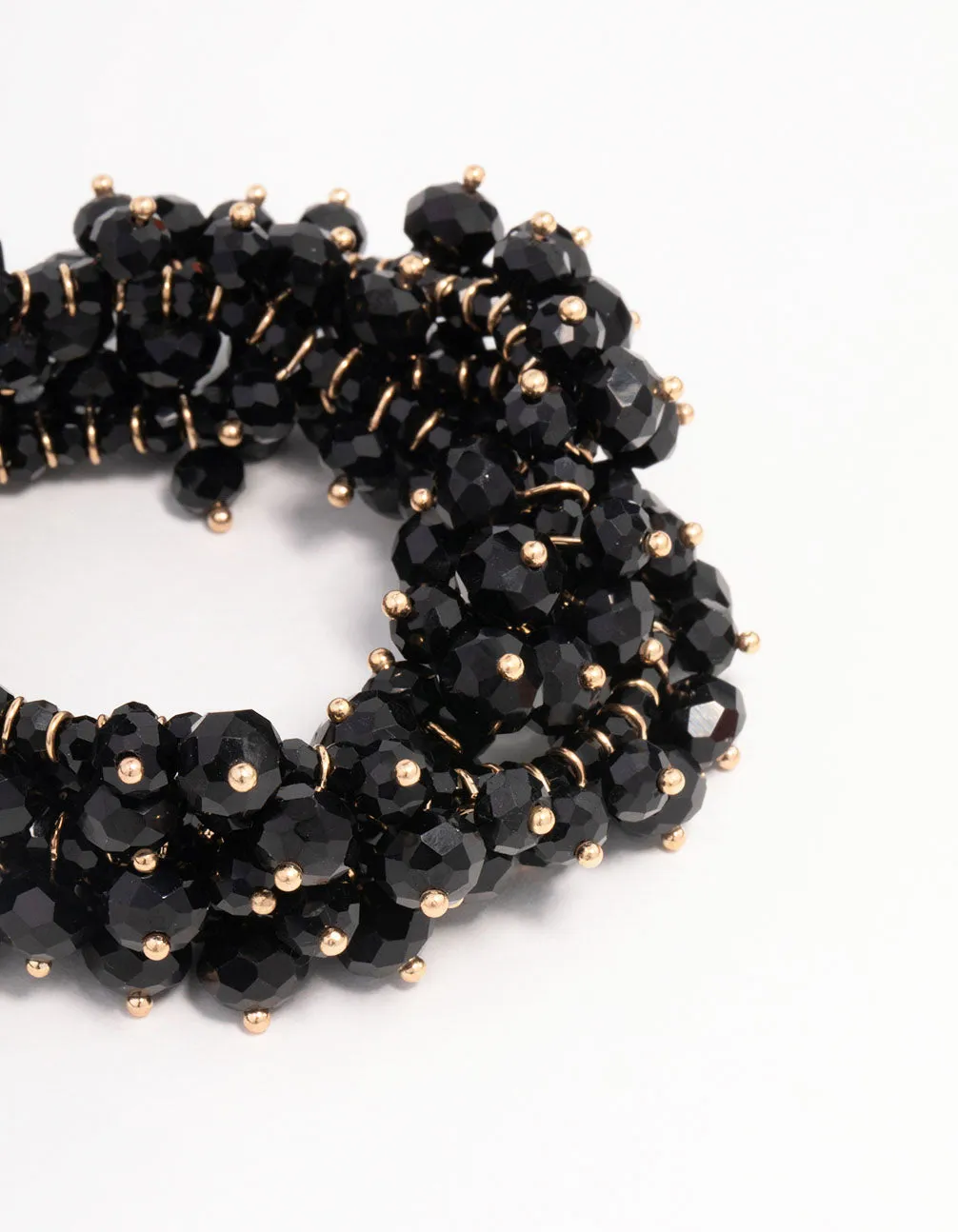 Black Beaded Textured Bracelet sold by lovisa product image thumbnail 2