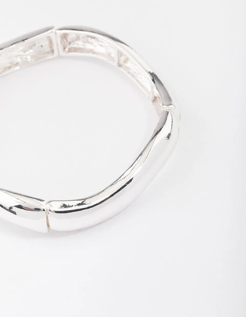 Silver Wavy Stretch Bracelet sold by lovisa product image thumbnail 2