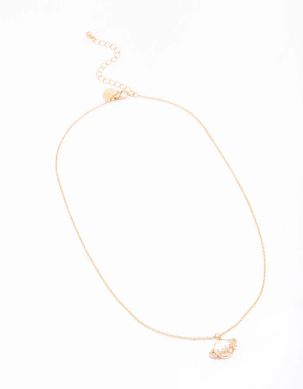 Gold Planet Shell Pendant Necklace sold by lovisa product image thumbnail 3