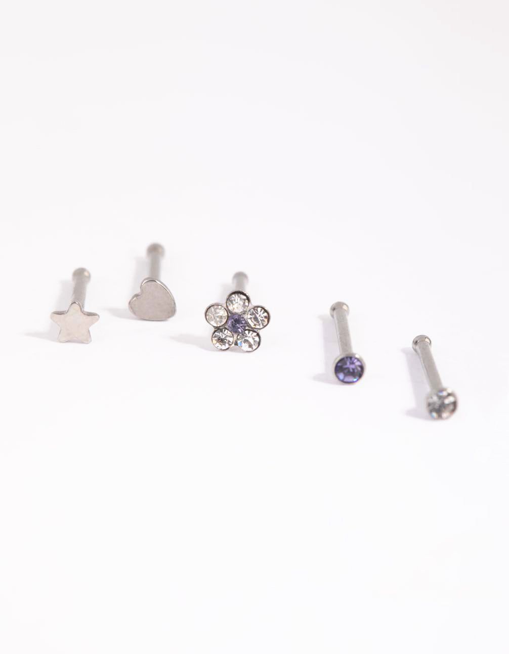 Surgical Steel Mixed Daisy Nose Studs sold by lovisa product image thumbnail 3