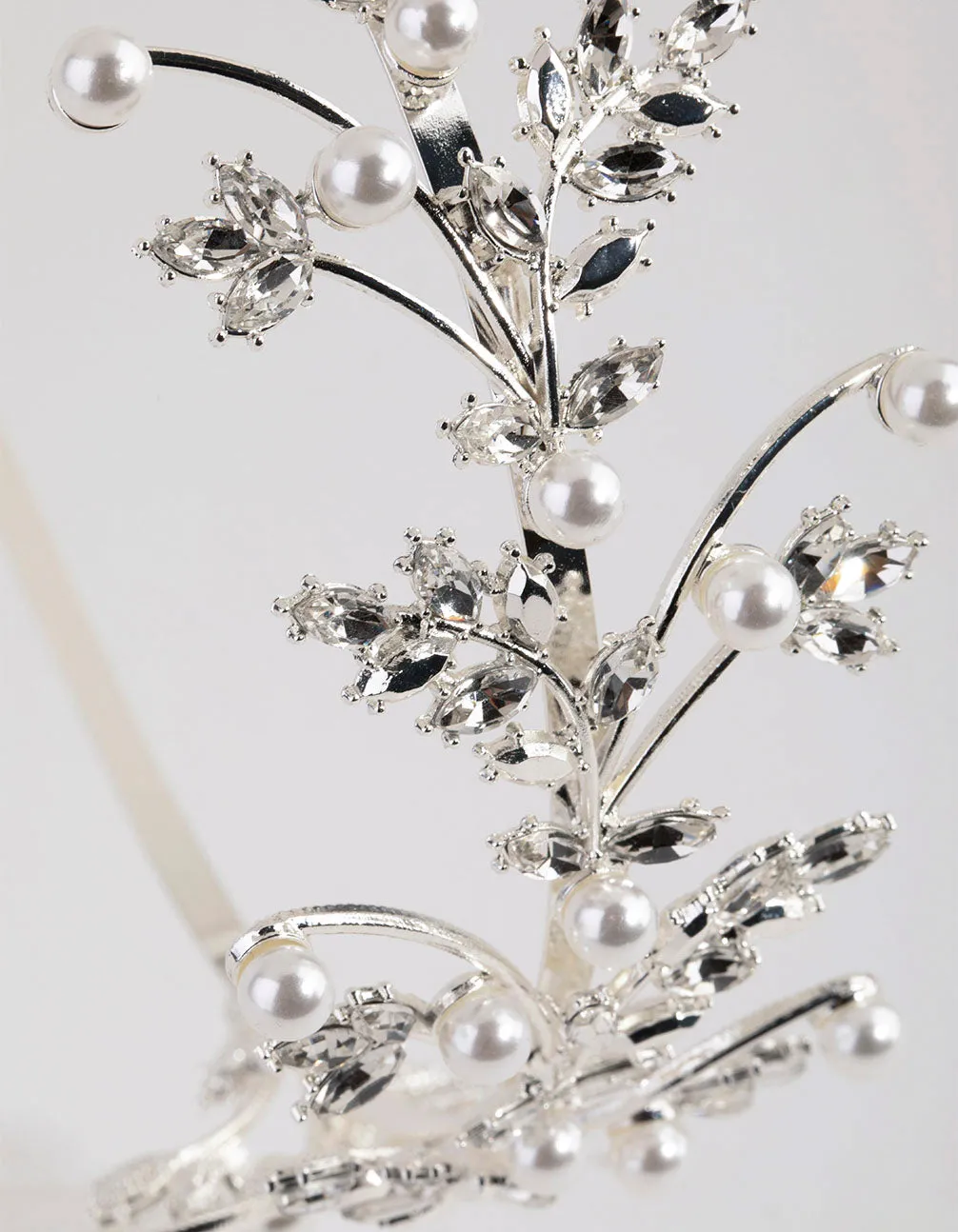 Pearl & Crystal Vine Headband sold by lovisa product image thumbnail 3