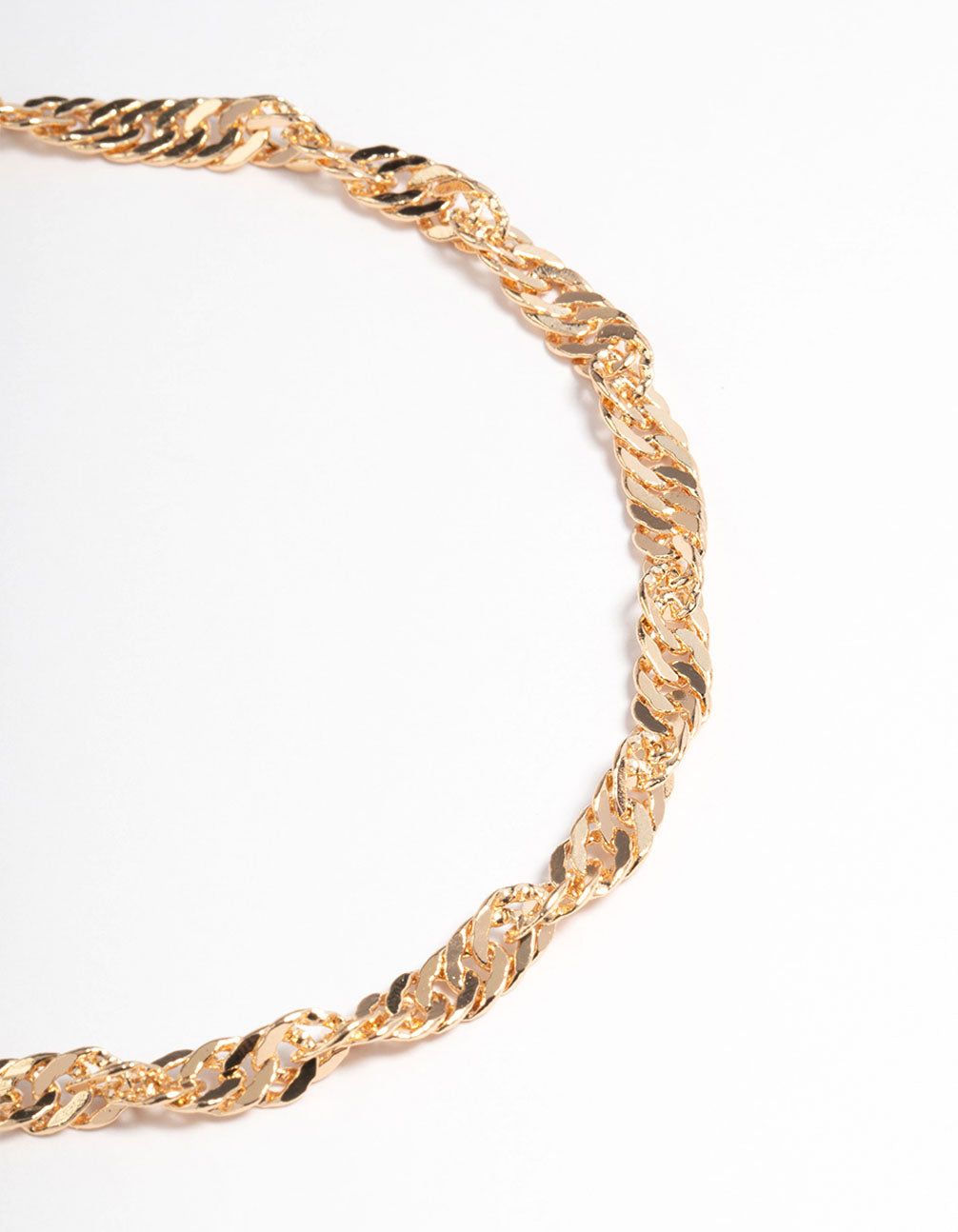 Gold Twist Chain Anklet sold by lovisa product image thumbnail 2