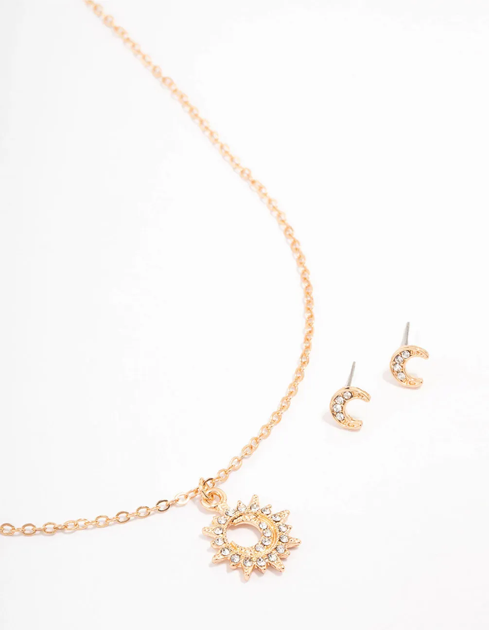 Gold Moon Celestial Jewellery Set sold by lovisa