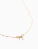 Gold Station Pearl Diamante Bow Necklace sold by lovisa