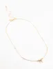 Gold Station Pearl Diamante Bow Necklace sold by lovisa