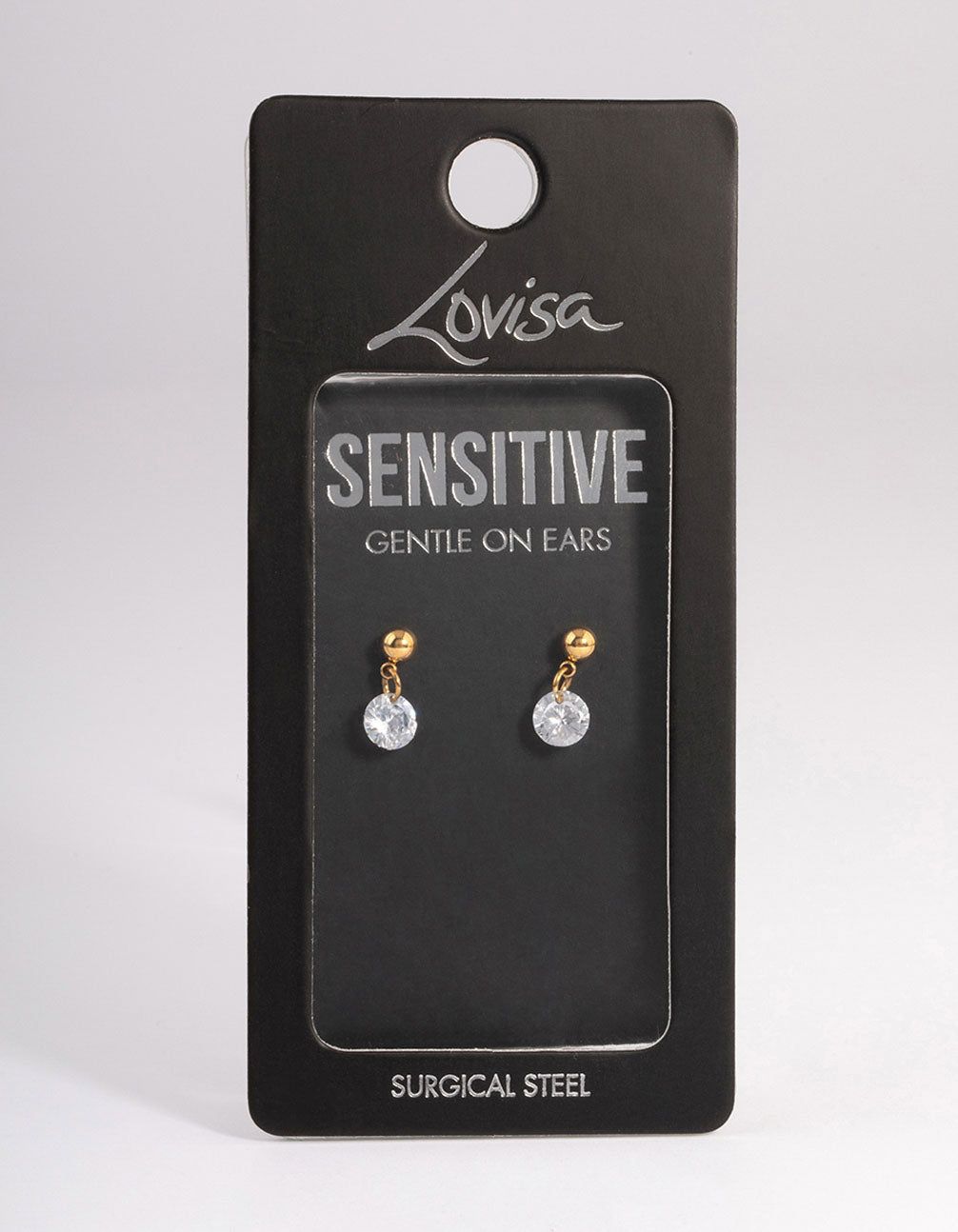 Gold Plated Cubic Zirconia Floating Drop Earrings sold by lovisa product image thumbnail 3