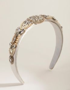 Mixed Pearl Detail Alice Band sold by lovisa