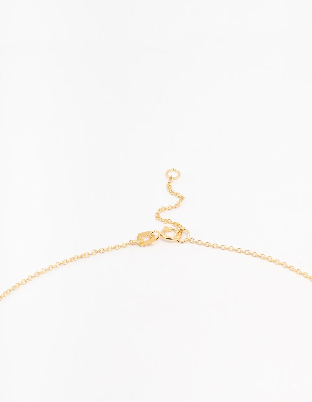 Gold Plated Sterling Silver Cubic Zirconia Pear Pendant Necklace sold by lovisa product image thumbnail 3