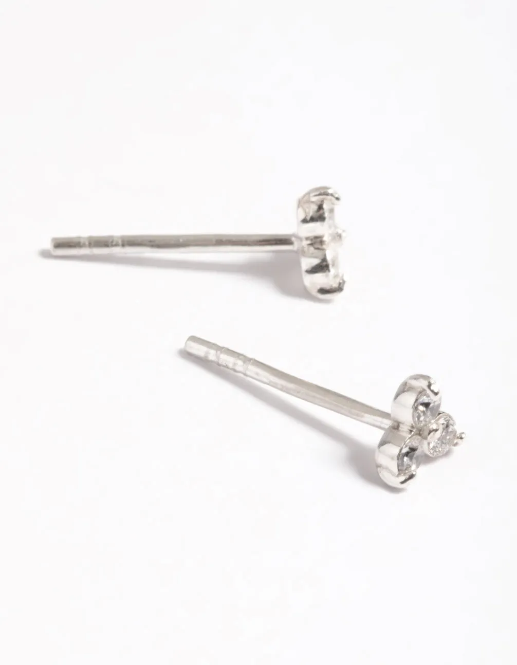 Sterling Silver Cubic Zirconia Stud Earrings sold by lovisa product image thumbnail 4