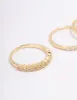 Gold Plated Cubic Zirconia Round Triple Stacking Ring sold by lovisa