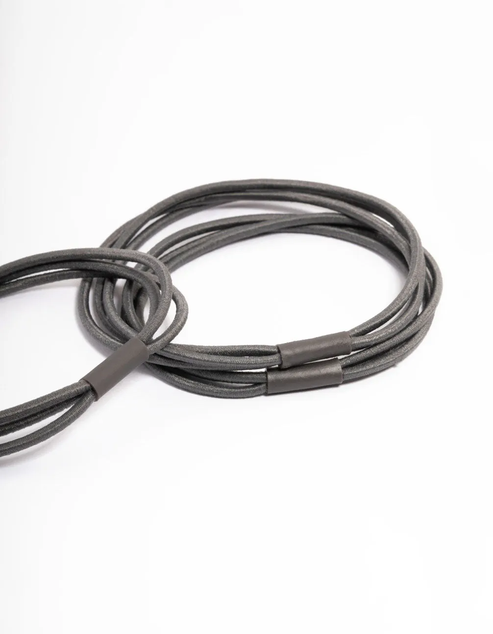 Grey Fabric Hair Tie Pack sold by lovisa product image thumbnail 2