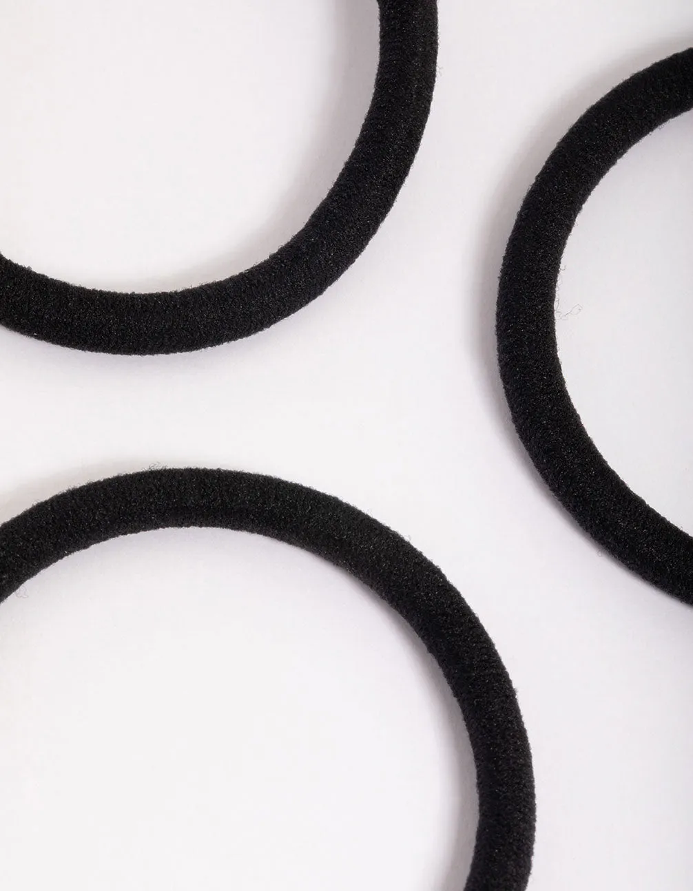 Black Fabric Classic Hair Tie Pack sold by lovisa product image thumbnail 2
