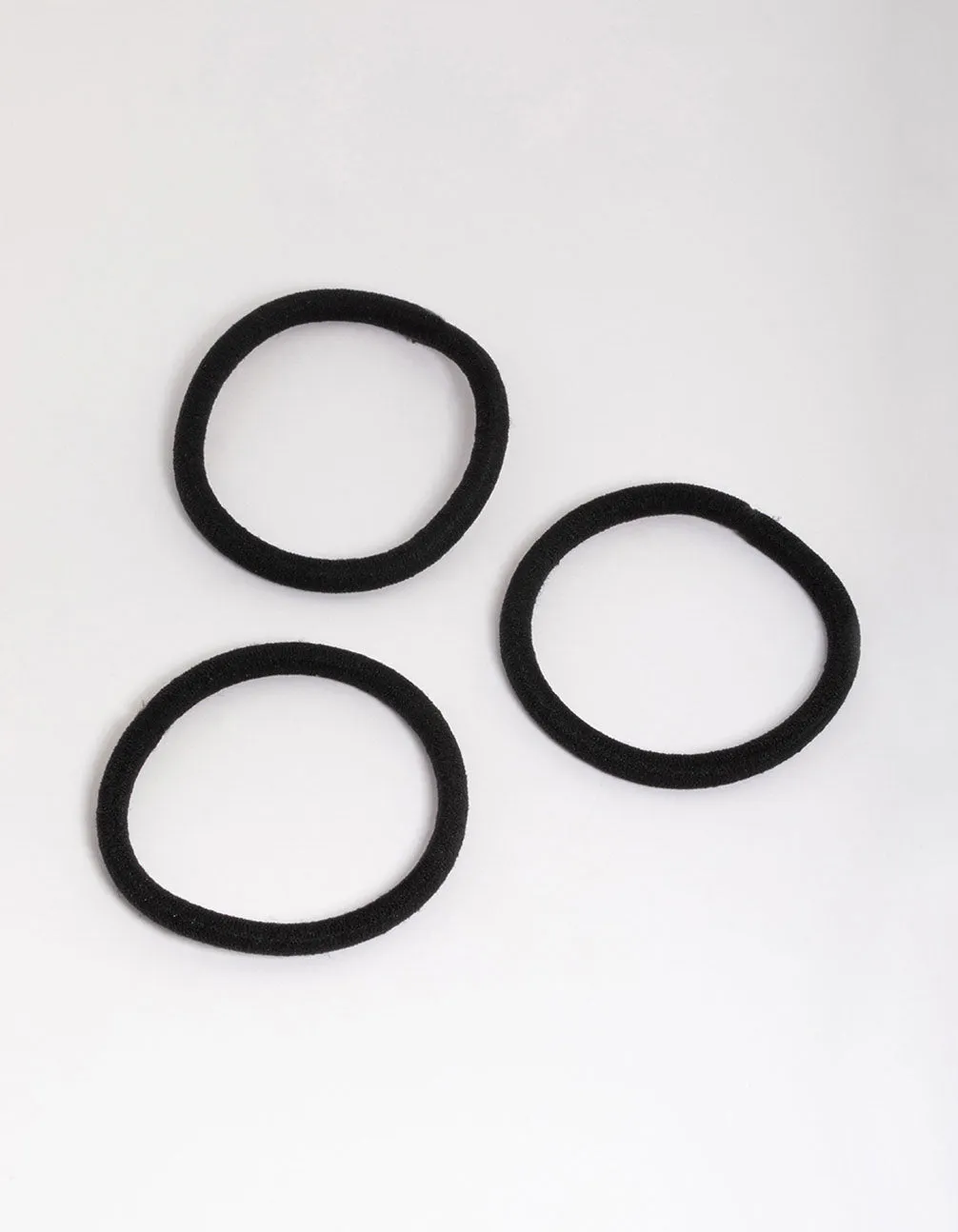 Black Fabric Classic Hair Tie Pack sold by lovisa product image thumbnail 3