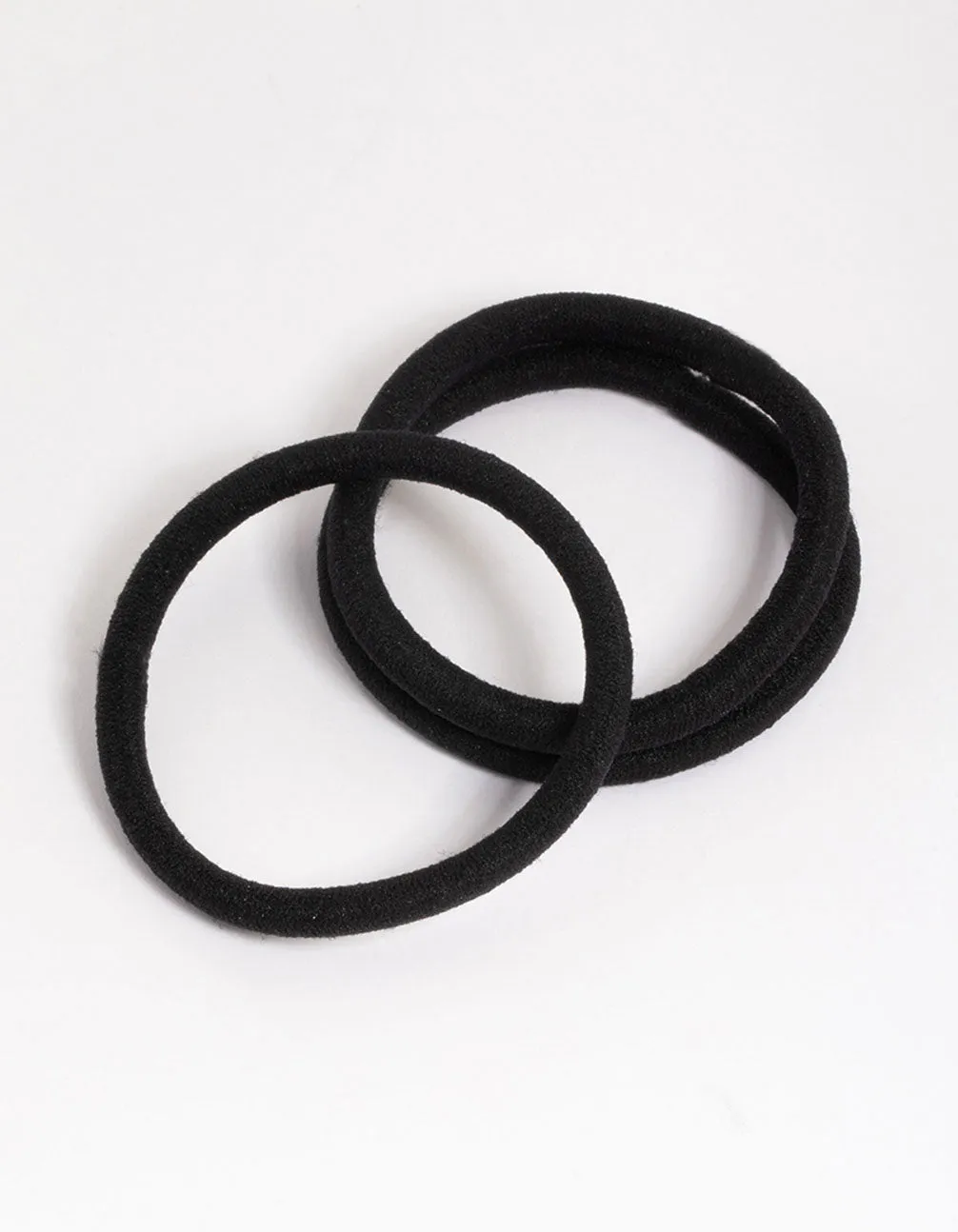 Black Fabric Classic Hair Tie Pack sold by lovisa