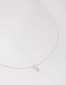 Sterling Silver Star Padlock Necklace sold by lovisa