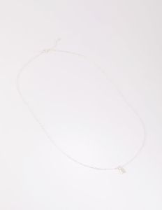 Sterling Silver Star Padlock Necklace sold by lovisa
