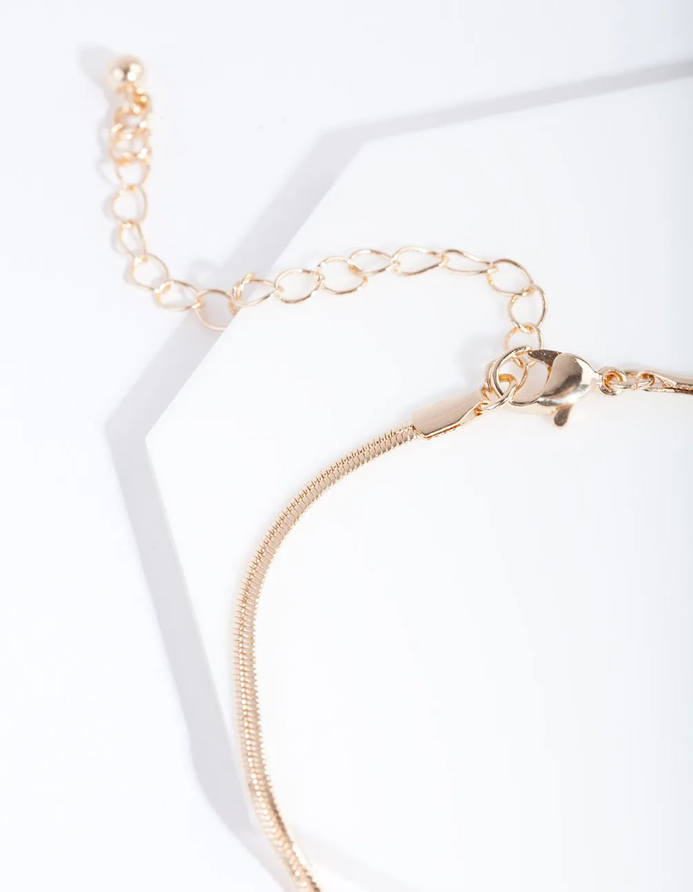Gold 2mm Snake Chain Anklet sold by lovisa product image thumbnail 3