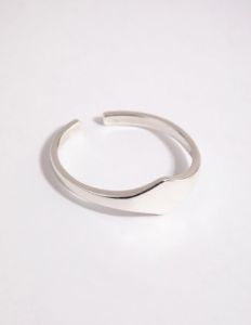 Sterling Silver Mini Signet Ring sold by lovisa