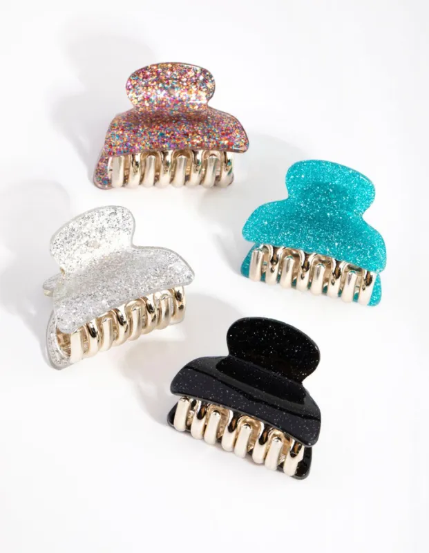 Acrylic Small Glitter 4-Pack Claws sold by lovisa