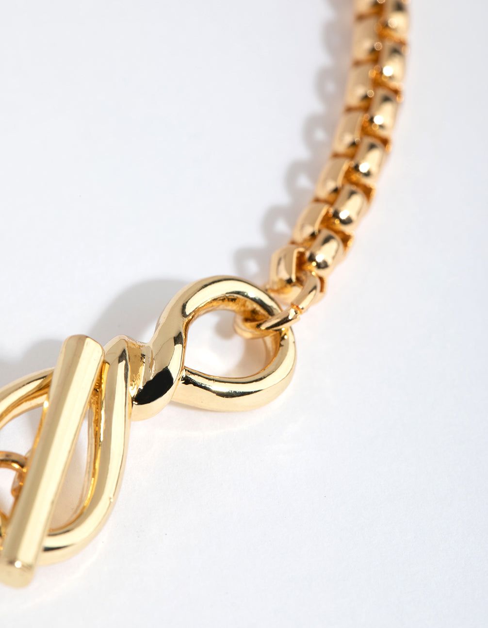 Gold Plated Knot Fob Necklace sold by lovisa product image thumbnail 3