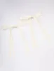 Cream Fabric Wide Skinny Hair Bow Pack sold by lovisa