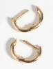 Gold Plated Sterling Silver Huggie Hoop Earrings sold by lovisa