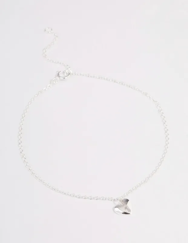 Sterling Silver Heart Locket Bracelet sold by lovisa