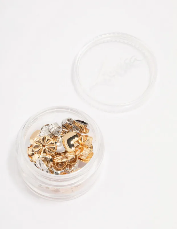 Gold & Silver Earring Lifter 6-Pack sold by lovisa