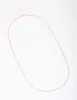 Gold Plated Sterling Silver Long Chain Necklace sold by lovisa