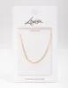 Gold Plated Sterling Silver Long Chain Necklace sold by lovisa