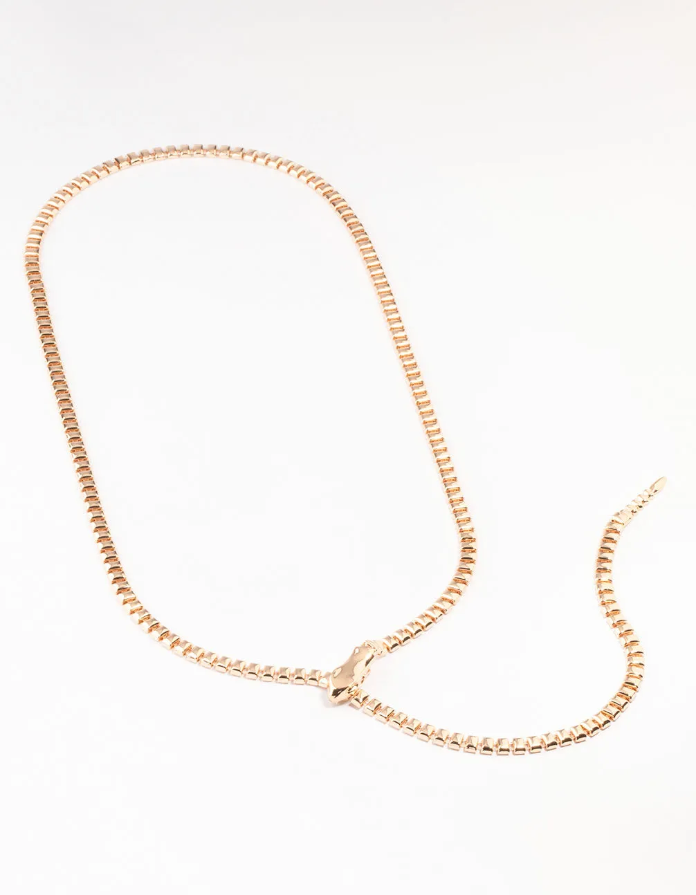 Gold Adjustable Serpent Belt sold by lovisa