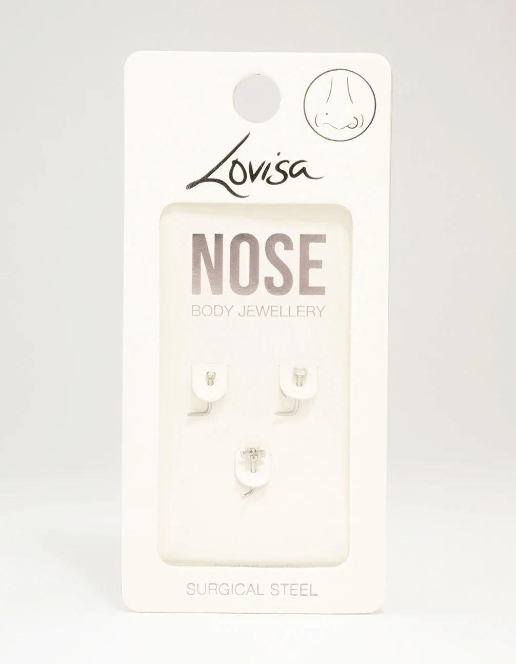 Surgical Steel Flower Nose Stud 3-Pack sold by lovisa product image thumbnail 3