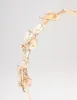 Gold Small Leafy Crystal Headband sold by lovisa