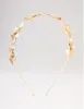 Gold Small Leafy Crystal Headband sold by lovisa