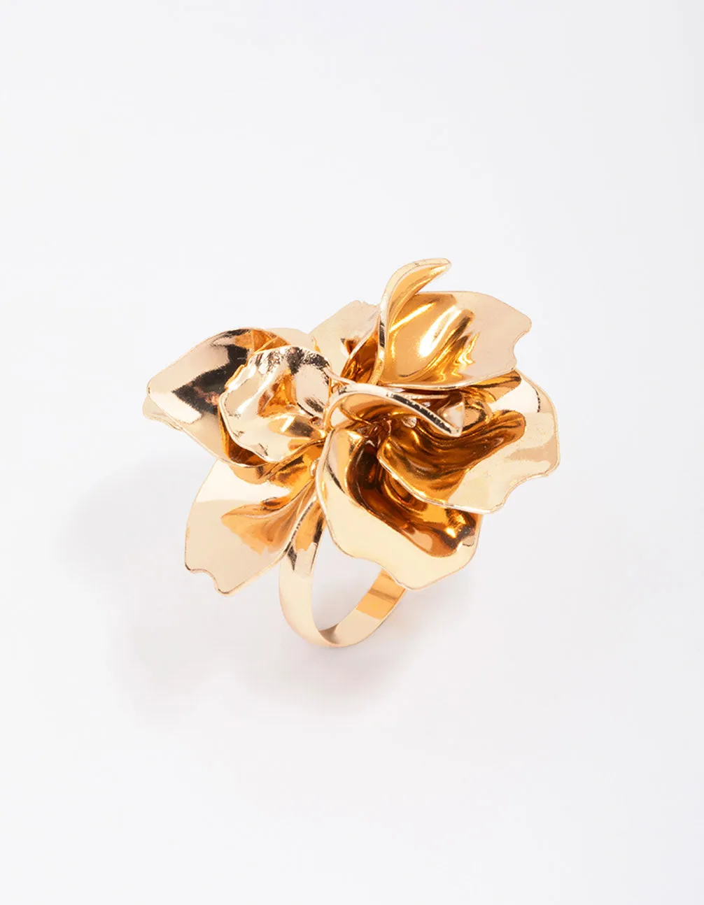 Gold Metal Flower Ring sold by lovisa product image thumbnail 2