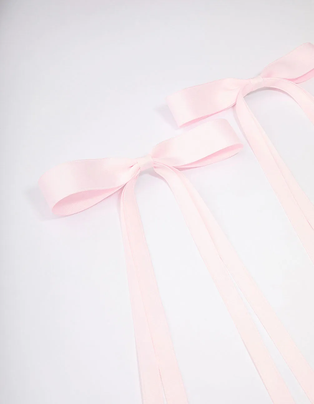 Pink Fabric Wide Skinny Hair Bow Pack sold by lovisa product image thumbnail 2