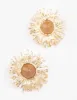 Gold Small Sun Stud Earrings sold by lovisa
