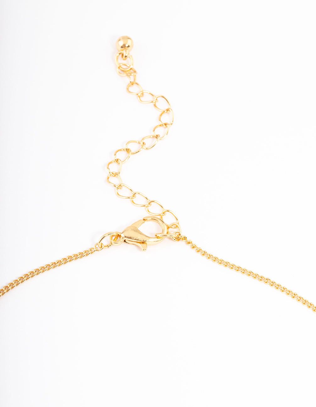 Gold Plated Aquarius Necklace with Cubic Zirconia Pendant sold by lovisa product image thumbnail 5
