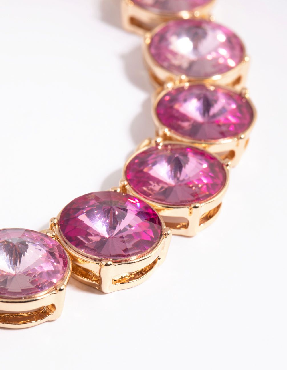 Pink Graduated Stone Necklace sold by lovisa product image thumbnail 3